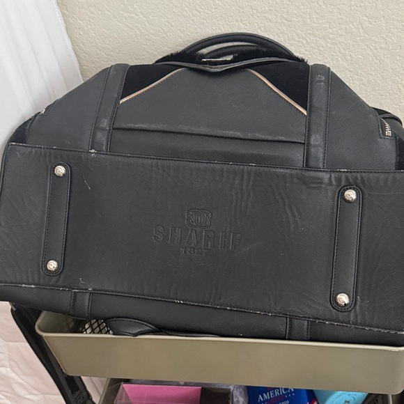 Sharif Black Mini Duffel Bag - Picture 6 of 6